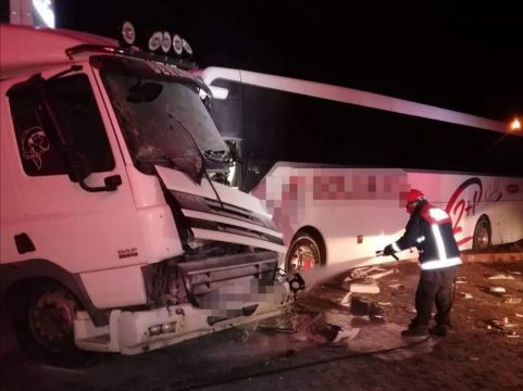 Doğanşehir'de Trafik Kazası 1 yaralı
