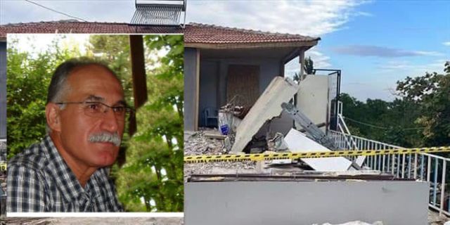 Depremde yıkılan evin eklentisinde çalışırken hayatını kaybetti